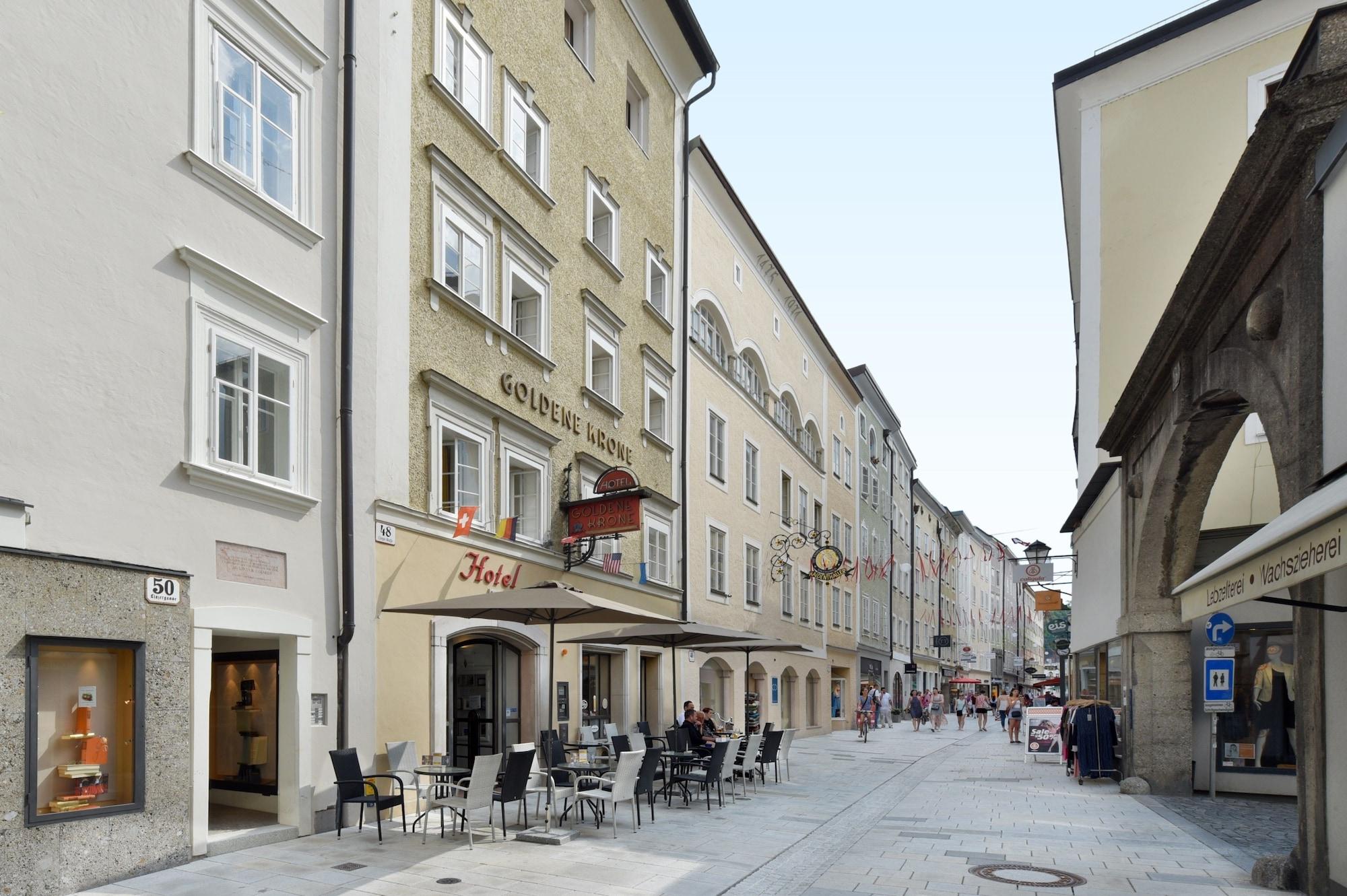 Hotel Krone 1512 Salzburg Zewnętrze zdjęcie